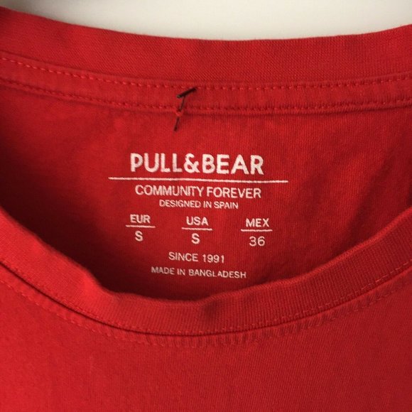 pull and bear community forever t shirt